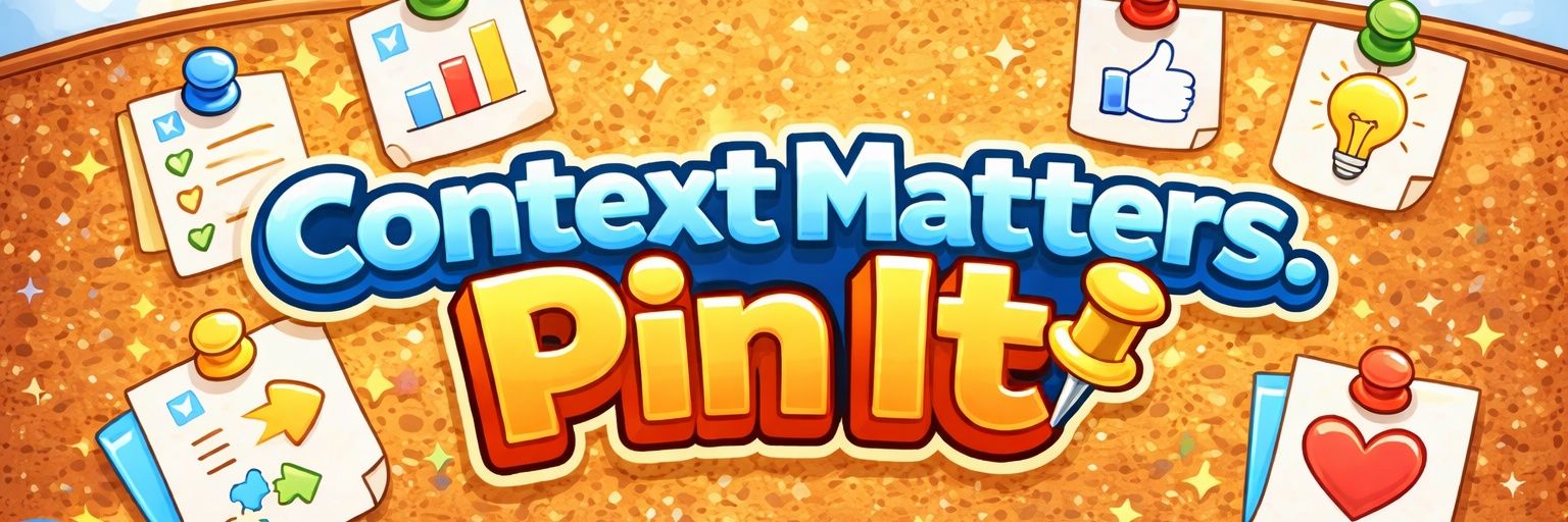 Context Pin It's banner