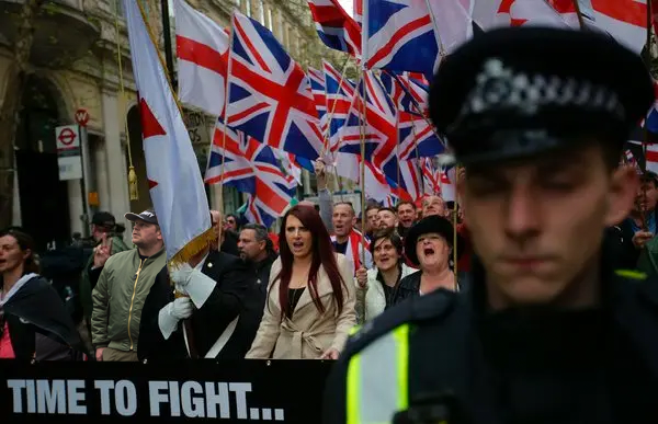 Jayda Fransen's banner