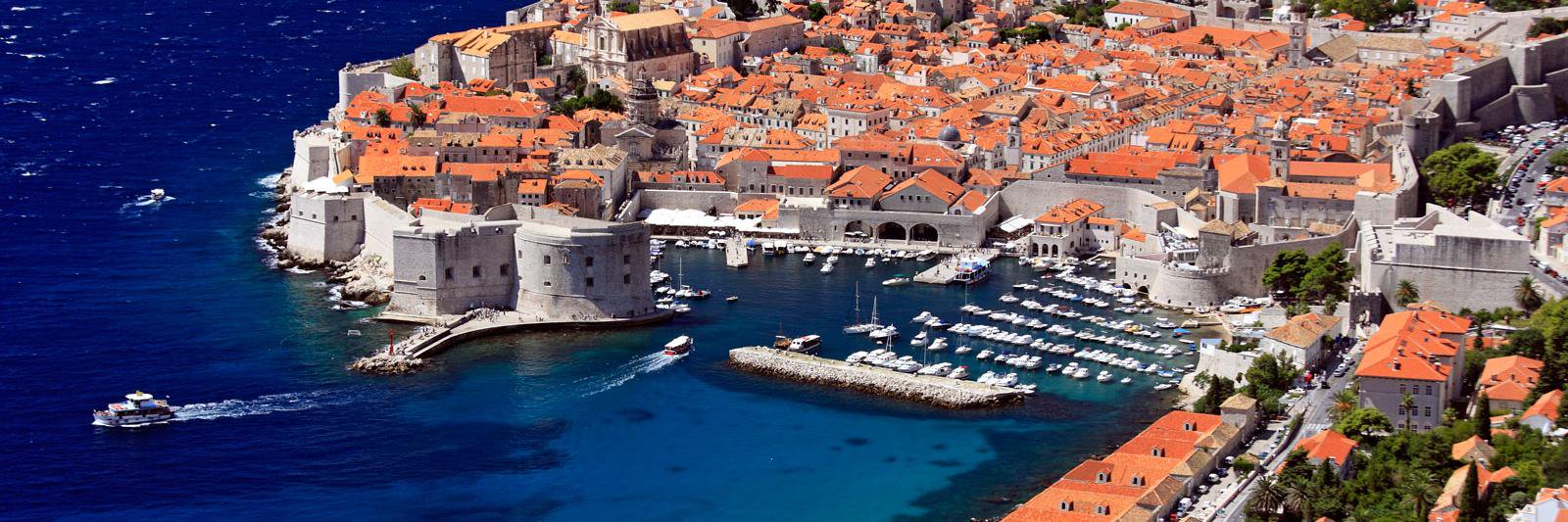 Dubrovnik tourist guide's banner