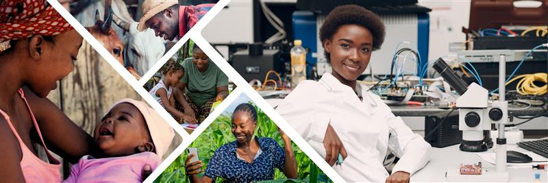 Gates Foundation Africa's banner