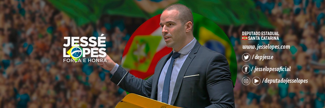 Deputado Jessé Lopes's banner