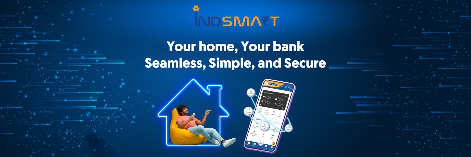 Indian Bank's banner