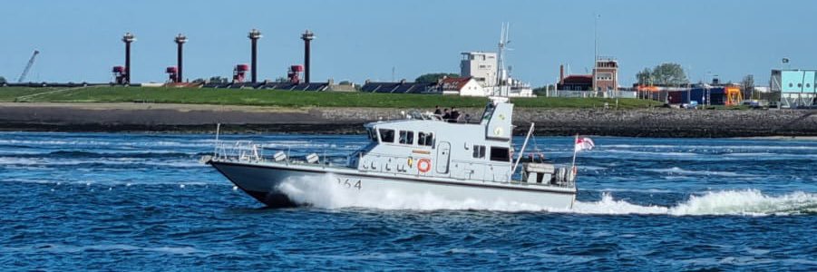 HMS Archer's banner
