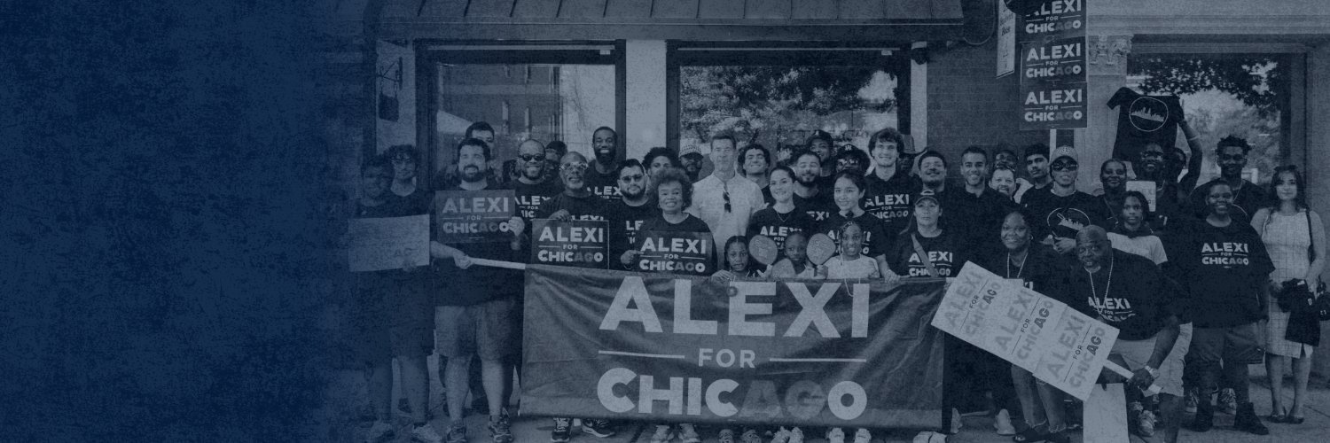 Alexi Giannoulias's banner