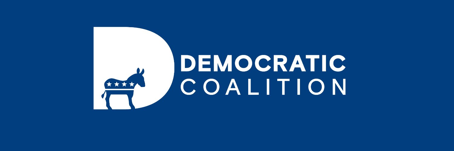 Democratic Coalition's banner