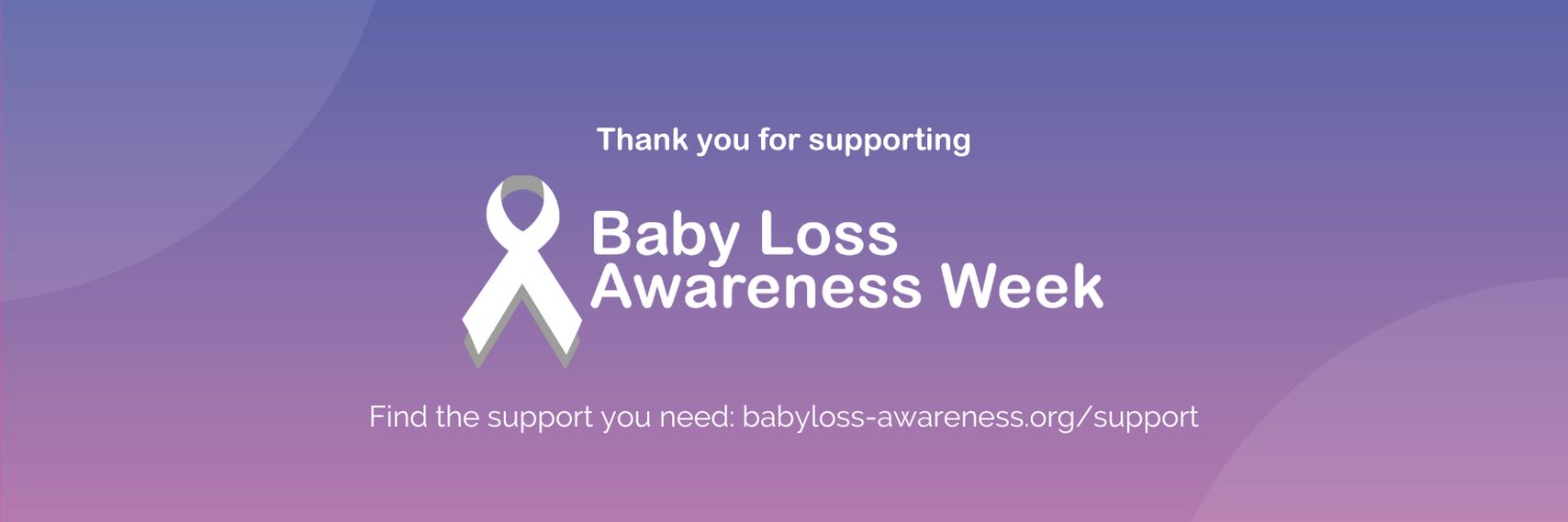 Baby Loss Awareness Week's banner