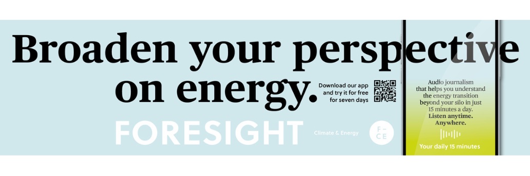 FORESIGHT Climate & Energy's banner