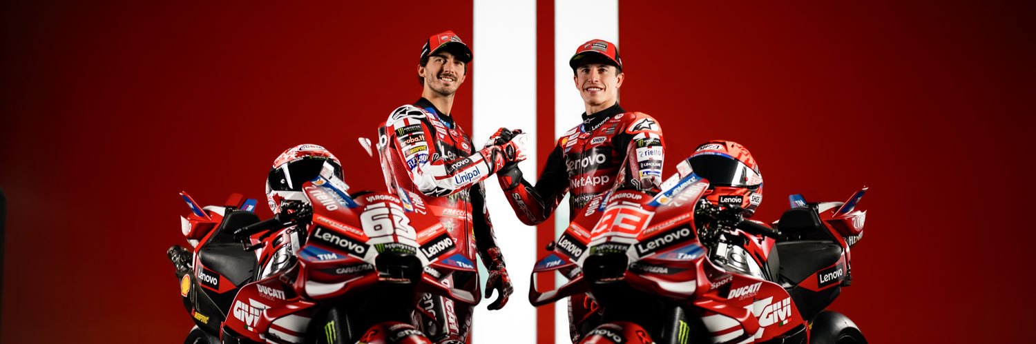 Ducati Corse's banner