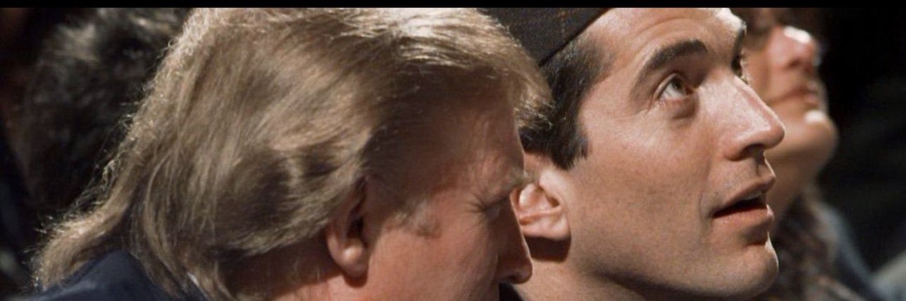 John f Kennedy Jr's banner