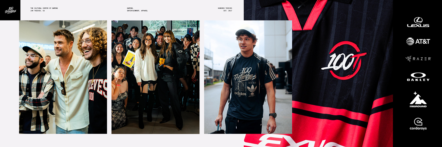 100 Thieves's banner