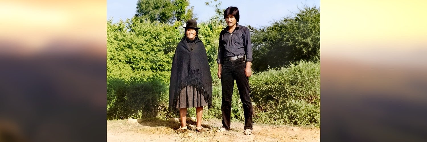 Evo Morales Ayma's banner