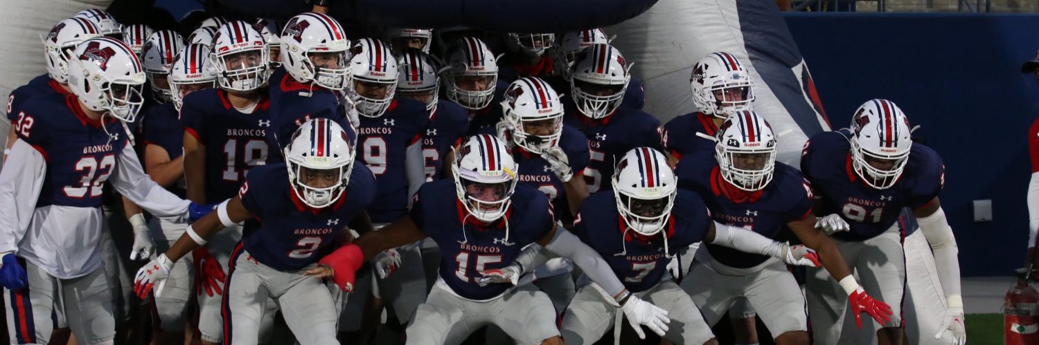 MBHS Bronco Football's banner