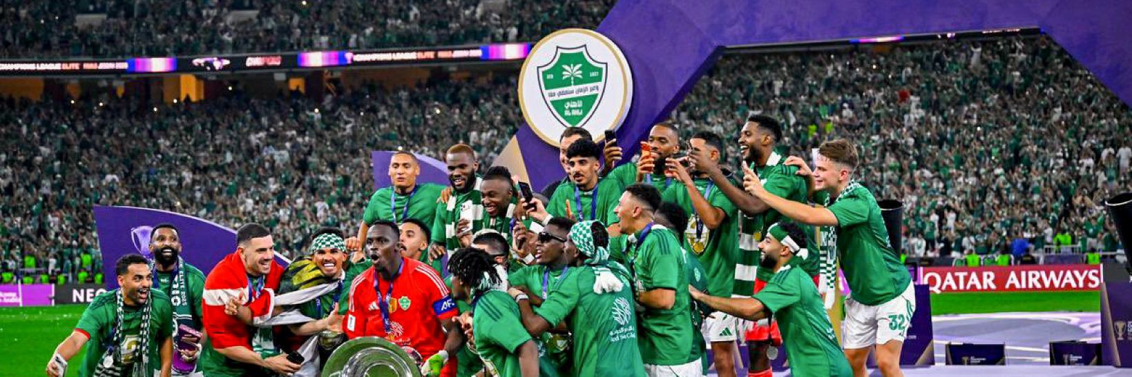 💚مدرج فرقة الرعب 💚 al ahli fans's banner
