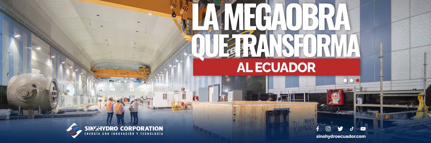 Sinohydro Ecuador's banner