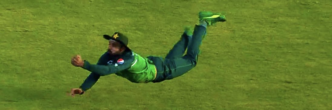 Shadab Khan's banner