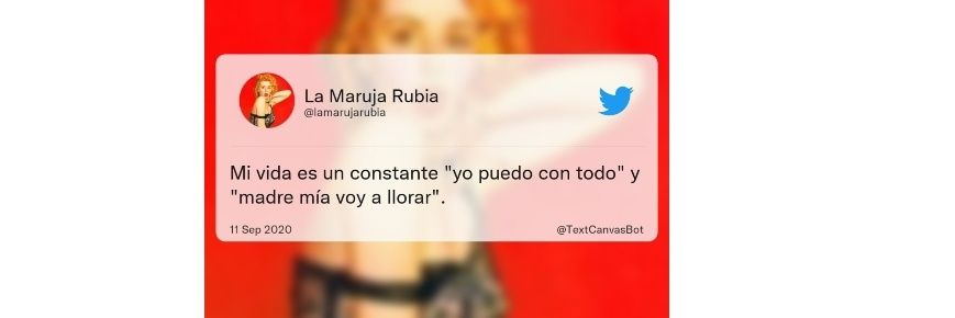 La Maruja Rubia's banner
