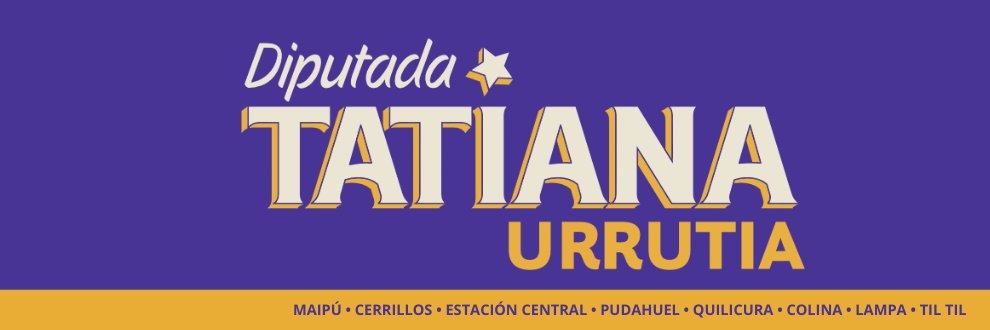 Diputada Tatiana Urrutia's banner