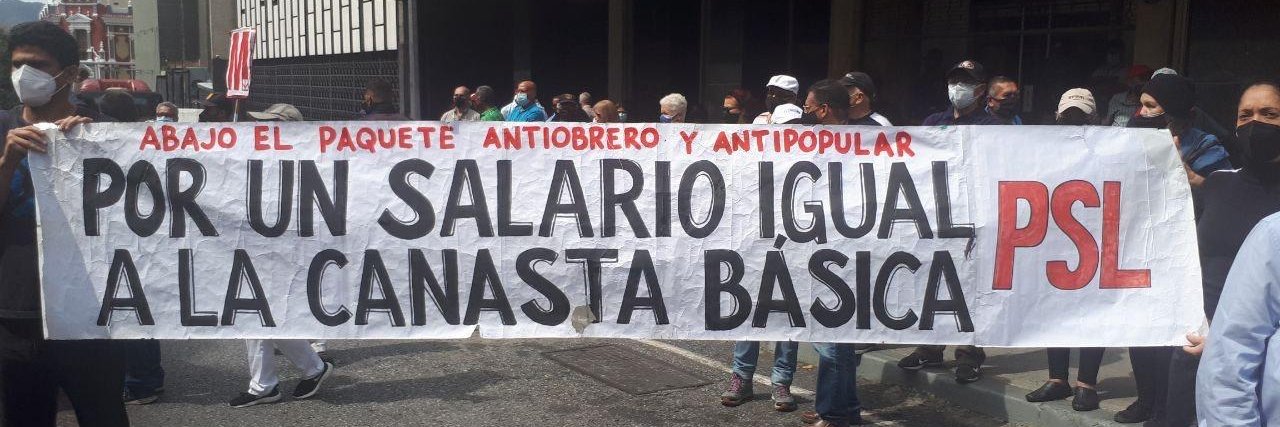 Partido Socialismo y Libertad (PSL)'s banner