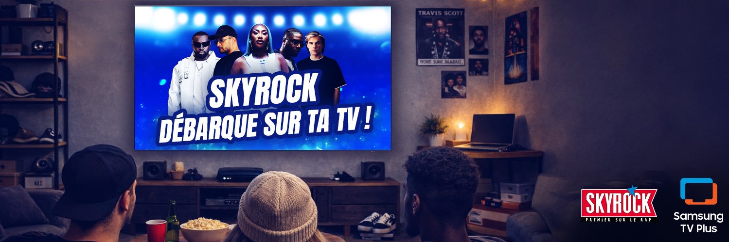 Skyrock FM's banner