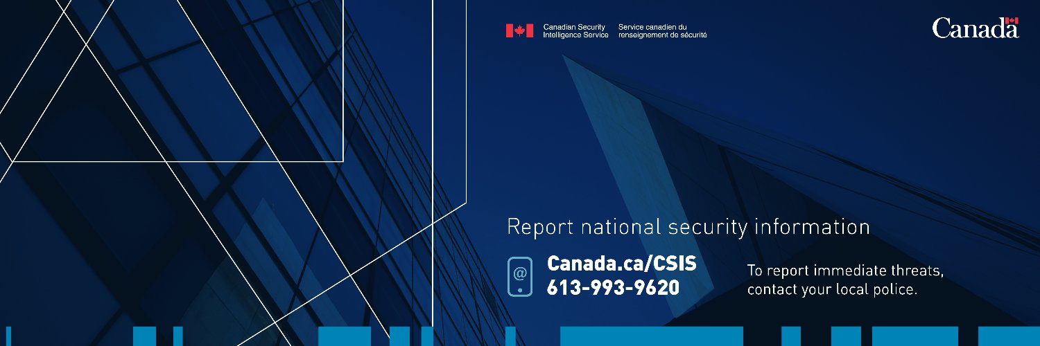 CSIS Canada's banner