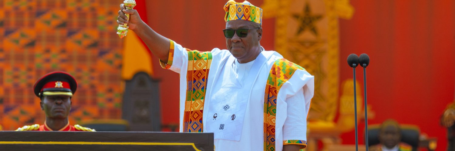John Dramani Mahama's banner