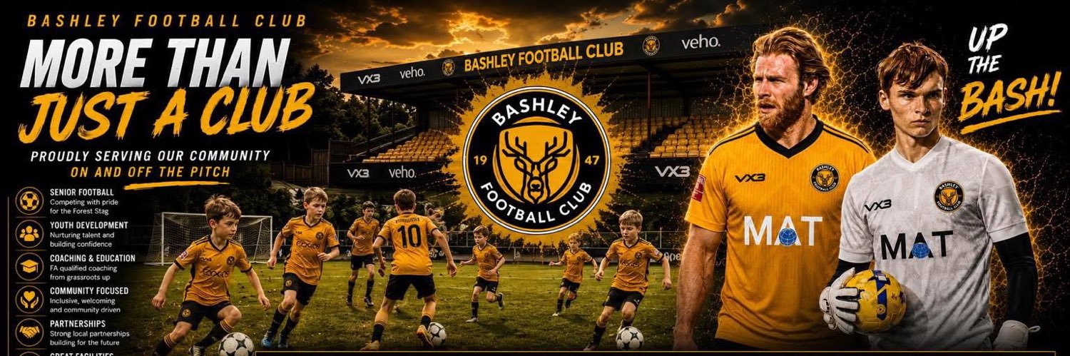 Bashley FC's banner