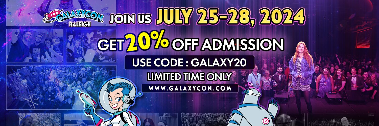 GalaxyCon Raleigh's banner