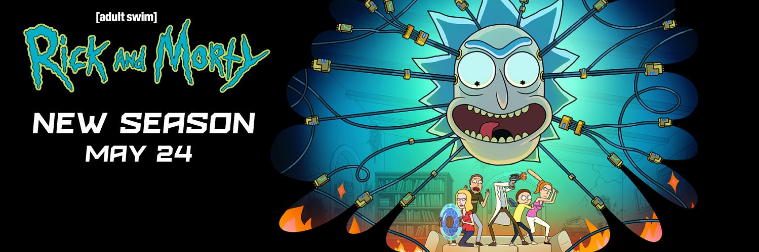 Rick and Morty's banner