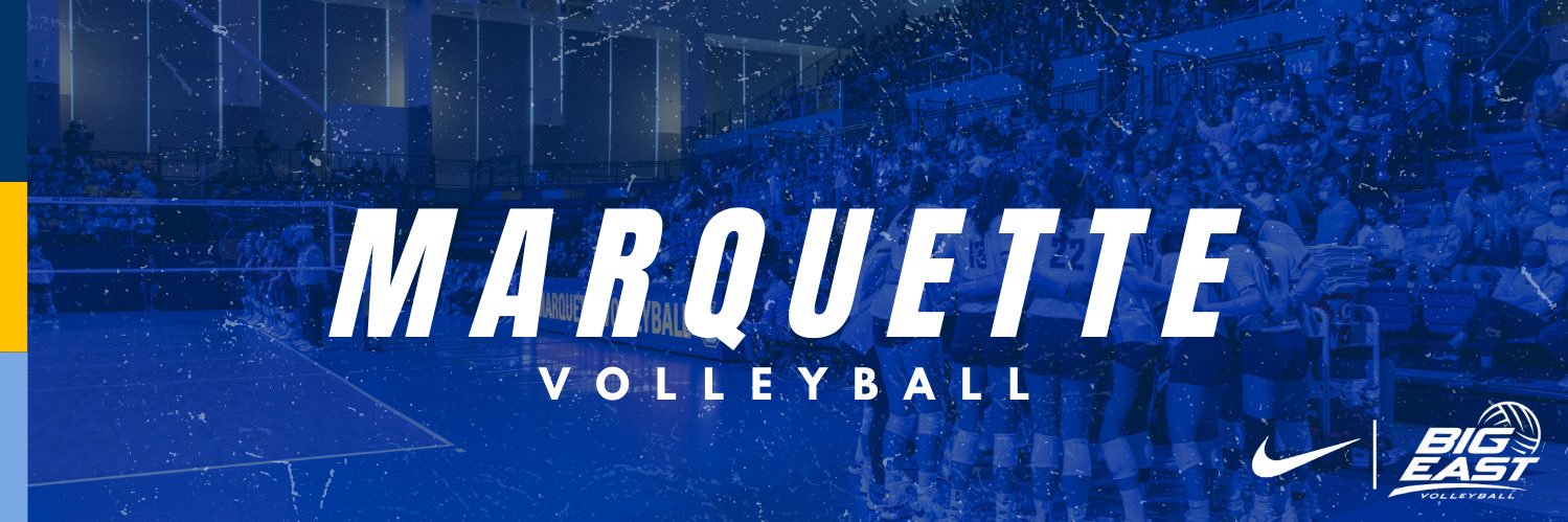 Marquette Volleyball's banner