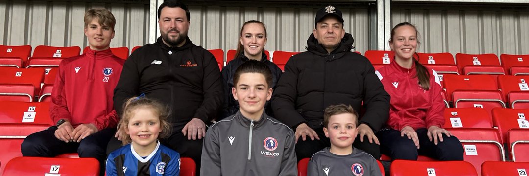 Dorking Wanderers Academy's banner