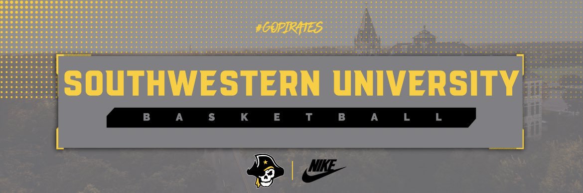 Southwestern MBB's banner