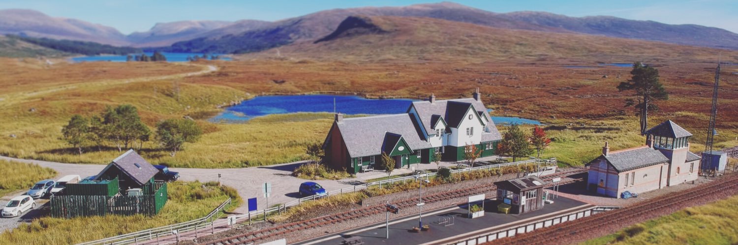 Corrour Station House's banner