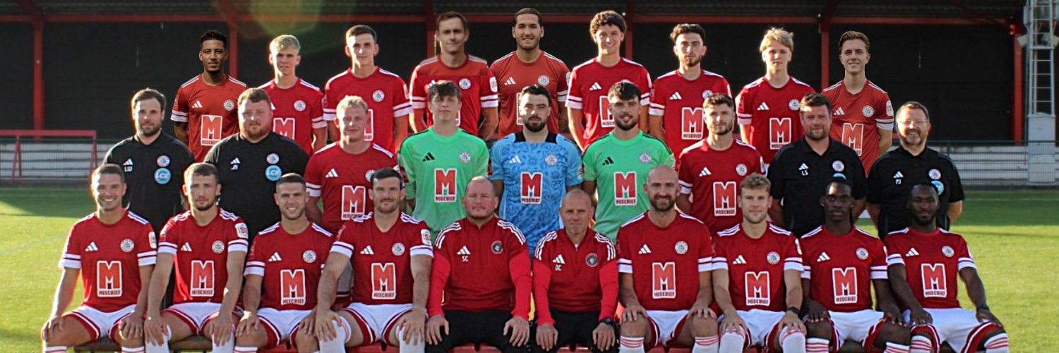 Ashton United FC's banner