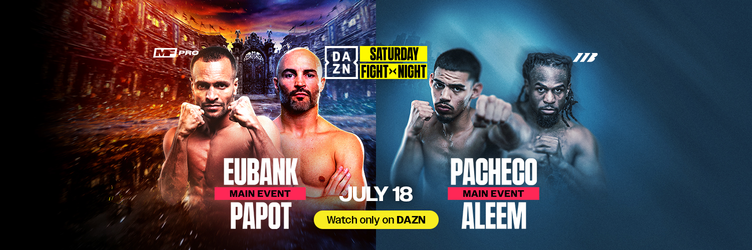 DAZN Boxing's banner
