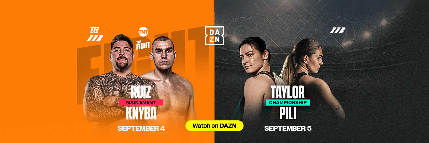 DAZN Boxing's banner