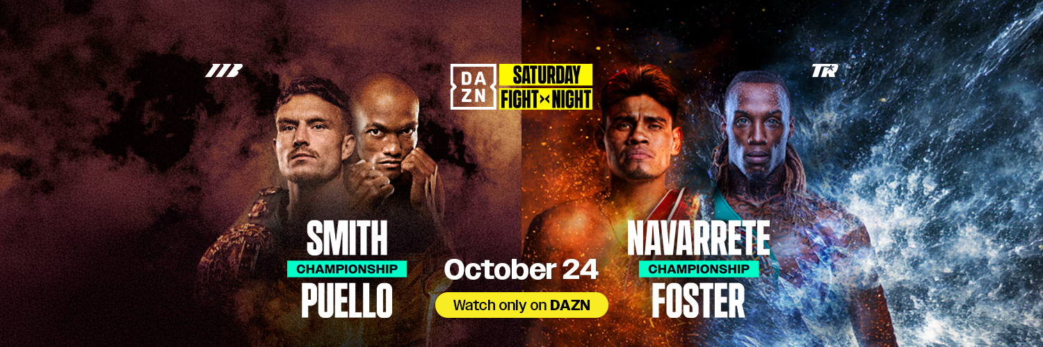 DAZN Boxing's banner