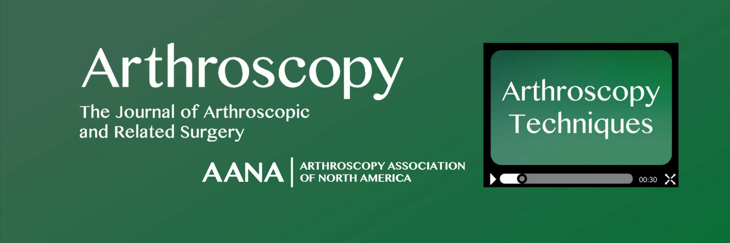 Arthroscopy Journal's banner