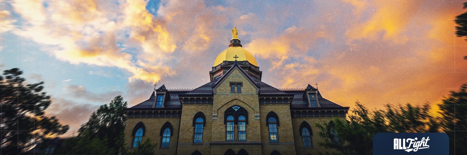 Notre Dame Softball's banner