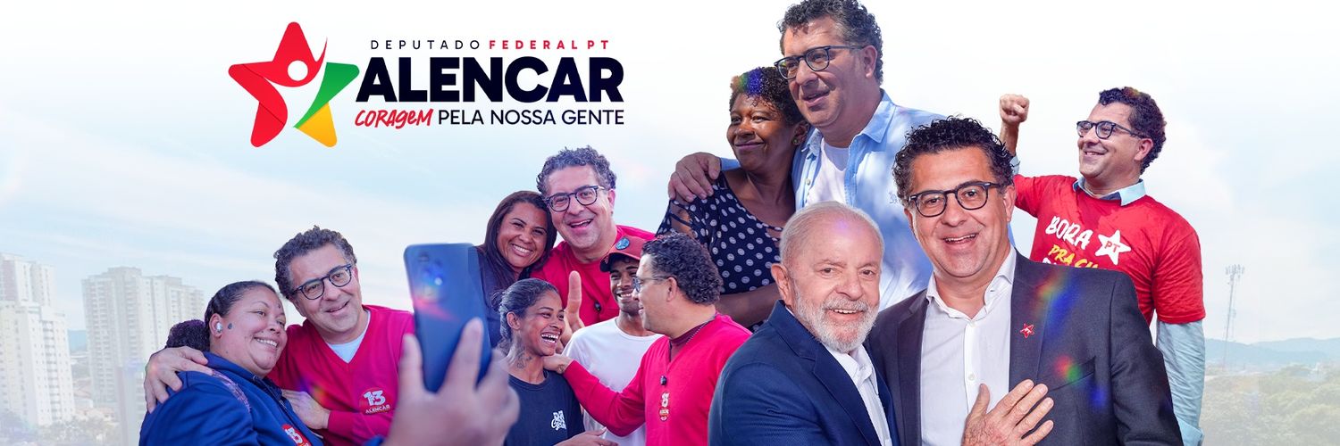 Dep. Alencar Santana's banner
