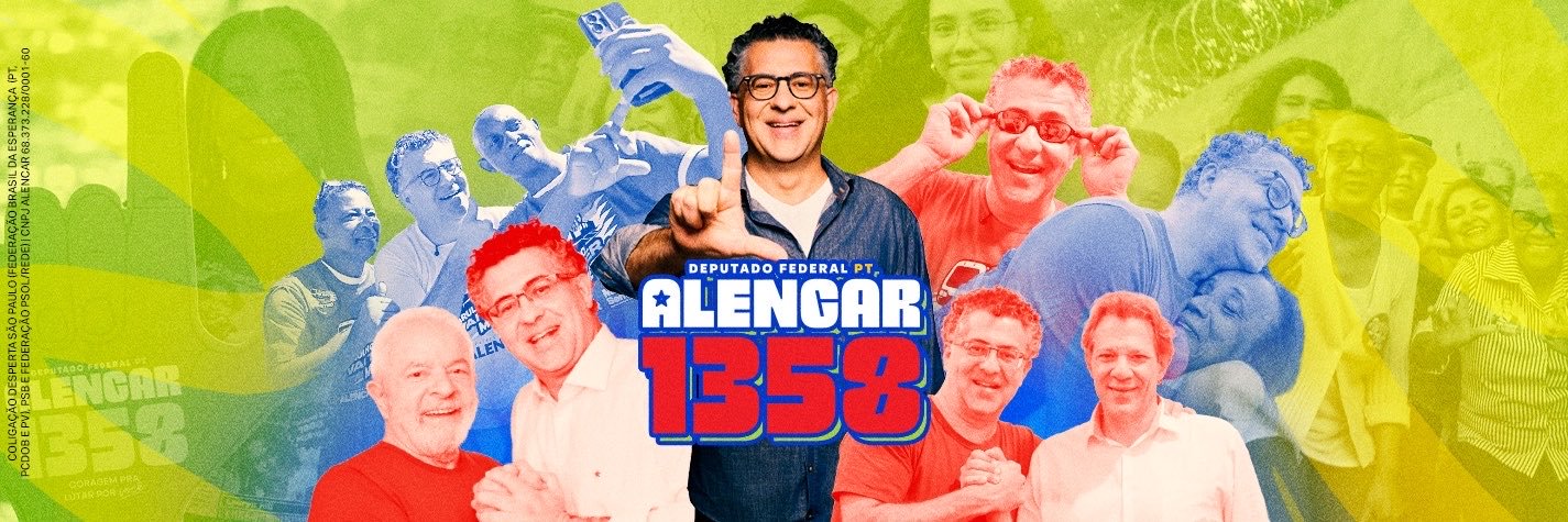 Dep. Alencar Santana's banner