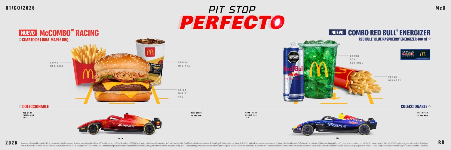 McDonald's Colombia's banner
