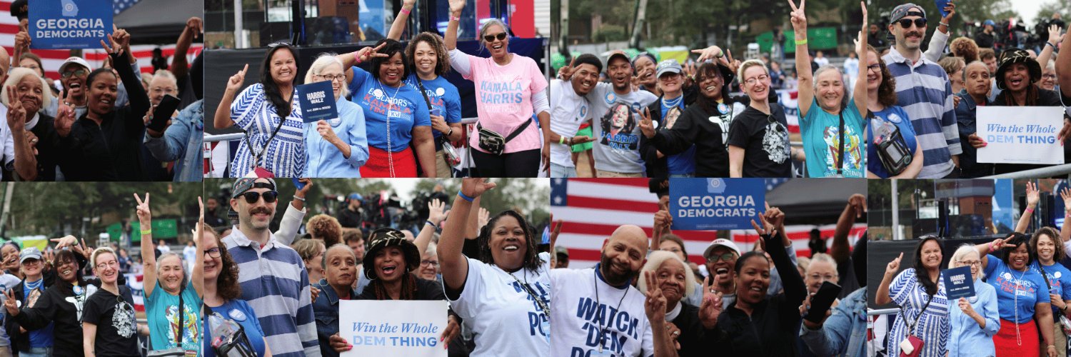 Georgia Democrats's banner