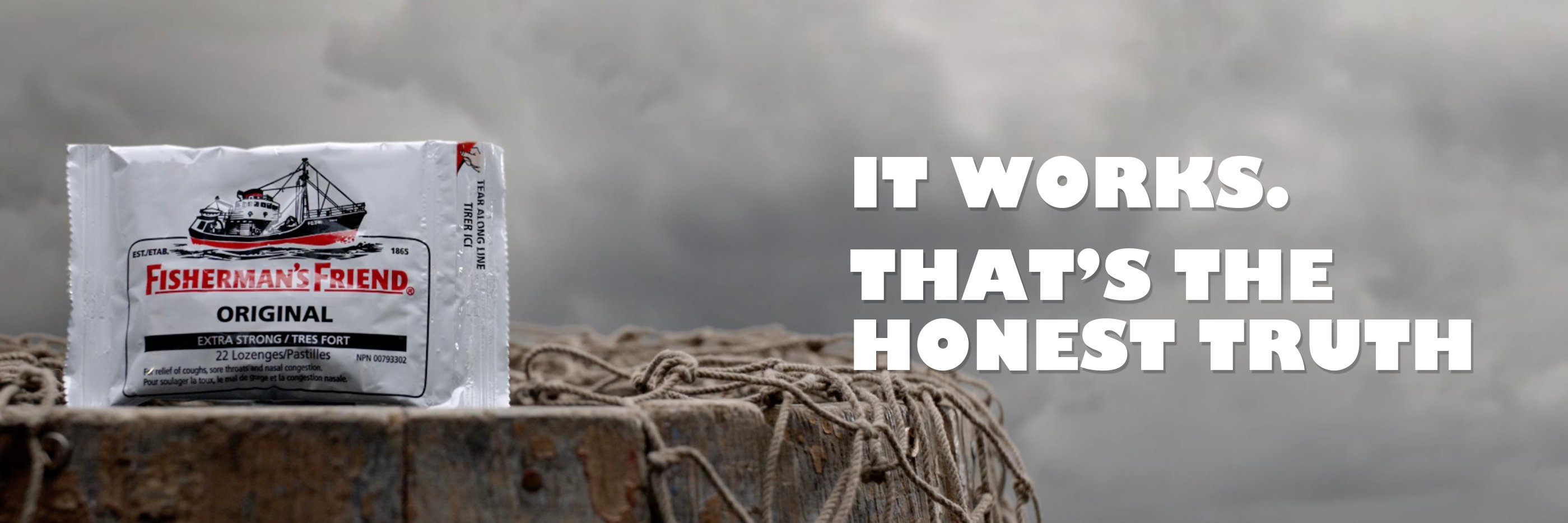Fisherman's Friend's banner