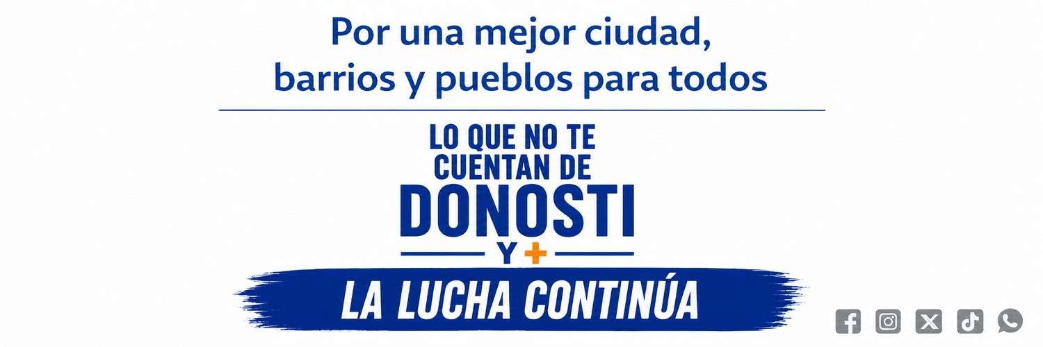 LO QUE NO TE CUENTAN DE DONOSTI y +'s banner