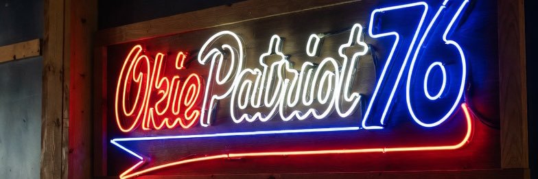 OKIE PATRIOT 76's banner