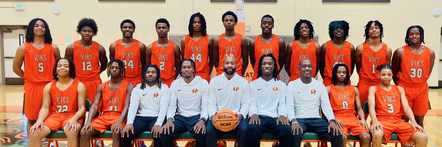 Huffman Basketball's banner