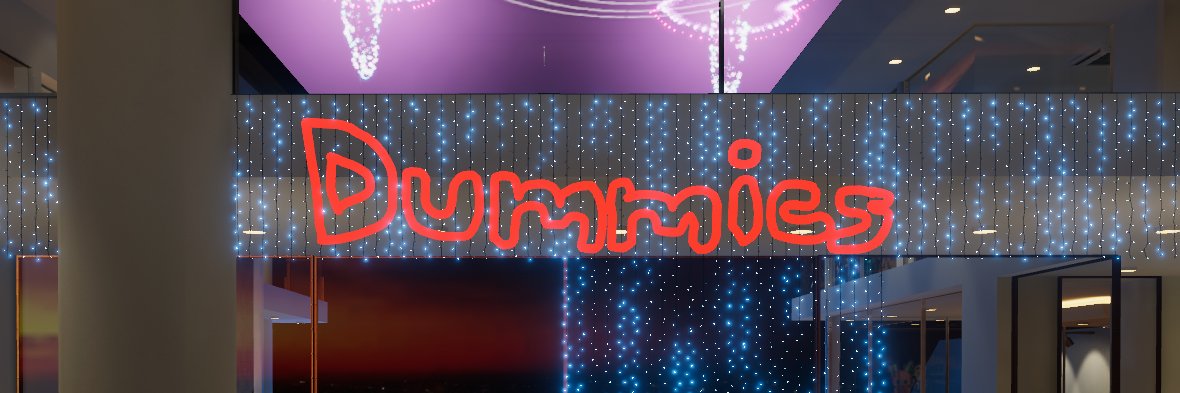 Dum's banner