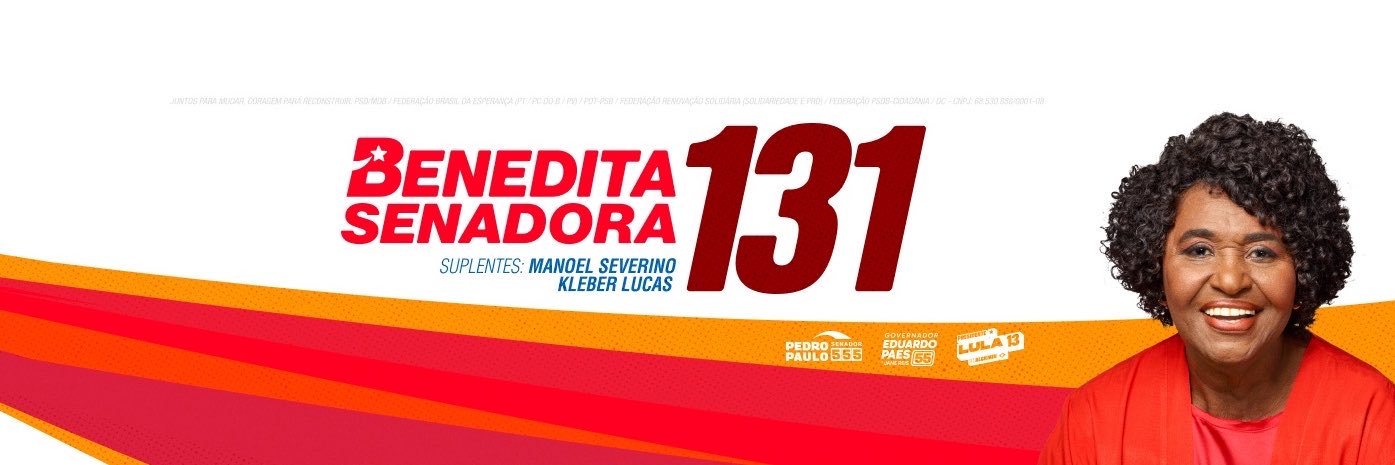 Benedita da Silva 1️⃣3️⃣1️⃣'s banner