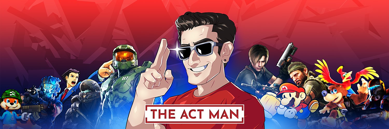 The Act Man's banner