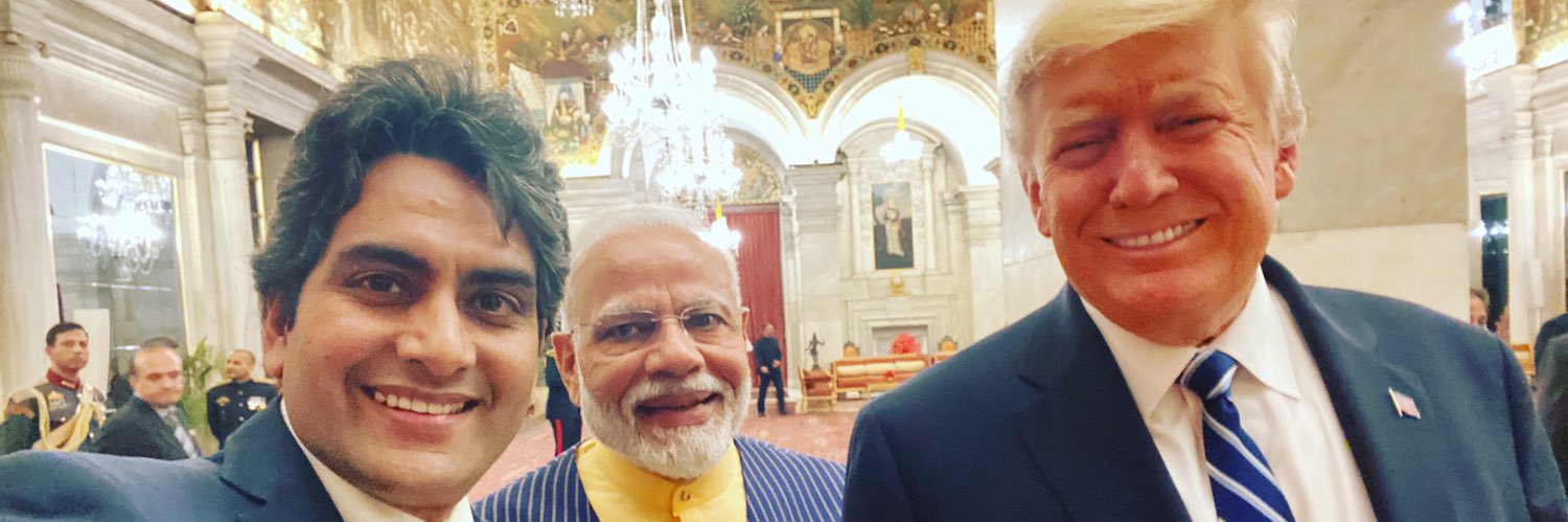 Sudhir Chaudhary's banner